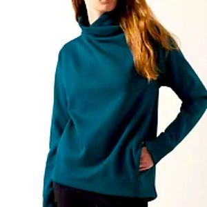 Athleta Cozy Karma Twist Neck Sweatshirt
